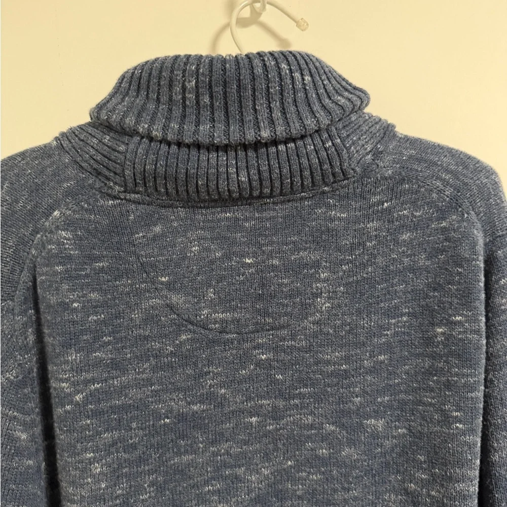Vintage weatherproof Men's Deep Blue Shawl Collar Sweater